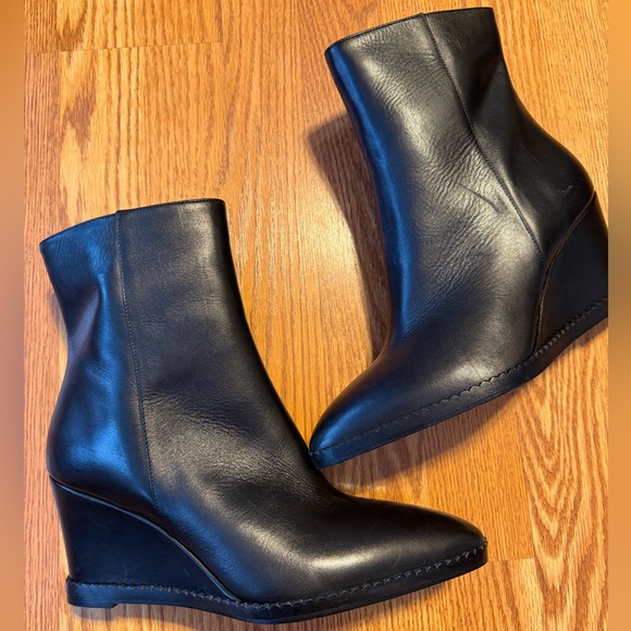 $425 Bruno Magli Opera Wedge Bootie - Picture 2 of 4